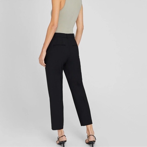 NWT Club Monaco Borrem Pant in Black Ankle Wool Straight Leg Suit Trouser - Picture 12 of 12